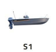 BUSTER S1 2024 motorový člun s boční konzolou 4,43 m + YAMAHA F30 BETL