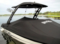 MONSTER TOWER Wakeboard věž MTK černý s bimini set