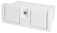 Vestavěný úložný box se 2 držáky na nápoje 335 x 130 cm, hloubka 15 mm
