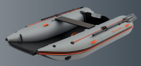 Katamarán Kolibri KM-300CM, tmavě šedý, Air-deck podlaha