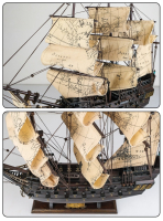 Model pirátské lodi - 51 cm