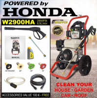 Waspper W2900HA benzínový vysokotlaký čistič, Honda, 5.5 HP, 213 bar/3.100 PSI