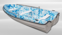 AQUA SYBB Pramica SWB-04 s dvojitým dnem zo sklolaminátu - 360x170x75cm