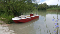 AQUA SYBB Rybářský člun TISZA TFB-06 s dvojitým dnem zo sklolaminátu- 550x160x58cm