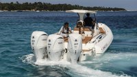 YAMAHA F300 ES2 (SBW) závěsný lodní motor bílý - délka hřídele 35" / 88,9 cm