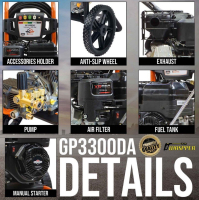 GASPPER GP3300DA - vysokotlaký čistič