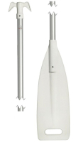 OSCULATI hliníkové pádlo s bílou čepelí 160 cm Ø30 mm
