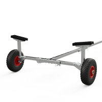 Přepravní vozík TR260-L-LU černo/červený