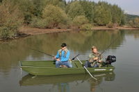 MARINE JON12 GREEN hliníková pramice - 3,70m, 37kg