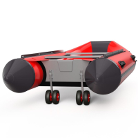 Přepravní kolečka dvojitá EW200 černo/červená