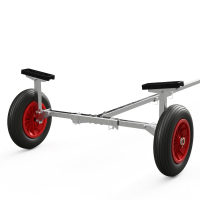 Přepravní vozík TR350-B-LU černo/červený
