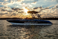 MONSTER TOWER Wakeboard věž MTK černý s bimini set