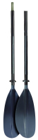 Dvojpádlo 4 dílné ze sklolaminátu 230/123 cm, Ø29 mm