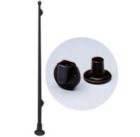 Držák vlajky se základnou z PVC - 30 cm