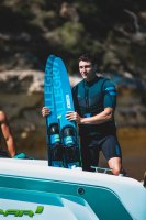 Jobe Allegre 67" Combo Waterskis Red - combo vodní lyže