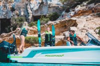 Jobe Allegre 67" Combo Waterskis Red - combo vodní lyže