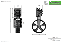 Railblaza Dinghy Wheels přepravní kolečka pro nafukovací čluny