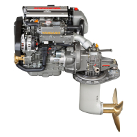 YANMAR 3JH40-C s motorem Saildrive SD 60 - 40 PS