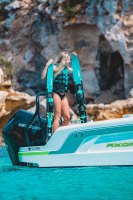 Jobe Allegre 67" Combo Waterskis Red - combo vodní lyže
