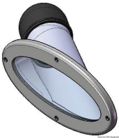 Pár bočních reflektorů s halogenovou žárovkou 12V - nerez