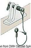 Zajišťovací kolík nerezový + kabel s pružinovým sklopným kolíkem