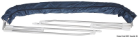 Bimini 3-ramenné hliníkové námořnické modré - šířka 200/210 cm, průměr trouby Ø 22 mm