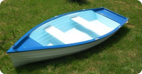 AQUA SYBB Rybářský člun HCS-04B s dvoma lavičkama - 390x140x55cm