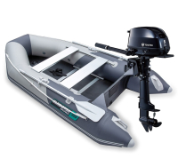 Komplet Gladiator AK 300 AD + motor Tohatsu MFS 5D SS s externí palivovou nádrží + povinná výbava