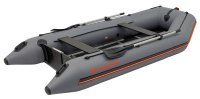 KOLIBRI KM-360 D, vyztužená hliníková podlaha - tmavě šedý