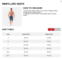 YAMAHA NEOPRENE LIFE VEST MEN - plovací neoprenová vesta - M