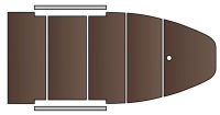 KOLIBRI KM-300 D, vyztužená dřevěná podlaha - šedý