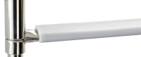 Nerezový teleskopický žebřík 30 cm - 3 schůdky