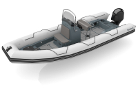 Nafukovací člun Bombard Explorer 700 NEO světle šedý