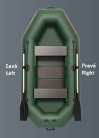 KOLIBRI Veslo skládacie 1,2m model 2021