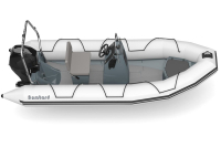 Nafukovací člun Bombard Explorer 500 Strongan světle šedý