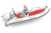 Bombard Sunrider 550 Strongan nafukovací člun šedý / fire
