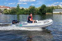 Gladiator Rib 350 AL nafukovací člun s hliníkovou podlahou - šedý