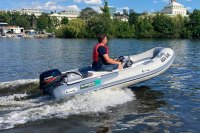 Gladiator Rib 350 AL nafukovací člun s hliníkovou podlahou - šedý