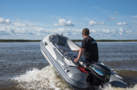 Gladiator Rib 350 AL nafukovací člun s hliníkovou podlahou - šedý