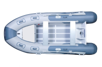 Gladiator Rib 350 AL nafukovací člun s hliníkovou podlahou - šedý