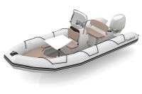Bombard Sunrider 550 NEO nafukovací člun sv. šedý / pebble