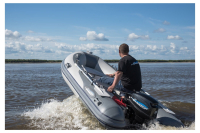 Gladiator Rib 270 AL nafukovací člun s hliníkovou podlahou - šedý