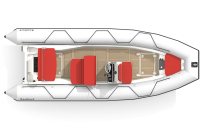Bombard Sunrider 700 NEO nafukovací člun sv. šedý / fire