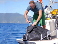 OVER BOARD Pro-Sports taška 60L - červená