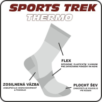 Termo ponožky pro rybáře SPORTSTrek 37-40