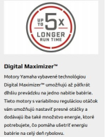 YAMAHA MX18 elektromotor 42 lbs - variabilní rychlost, digitální maximizer, měřič baterie