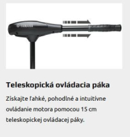 YAMAHA MX18 elektromotor 42 lbs - variabilní rychlost, digitální maximizer, měřič baterie