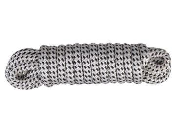 TALAMEX Vyvazovací lano s okem černo-bílé – 10 mm x 5 m