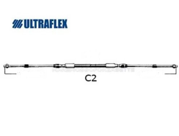 Bowdenové lanko C2 - 33"/10,06 m