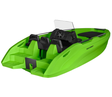 SEASTORM 17 HDPE Extra odolný plastový člun zelený – 518 cm